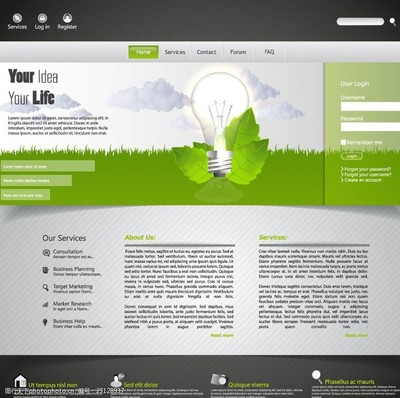 环保网站设计图片素材 打造视觉与理念共鸣的网页与网站设计